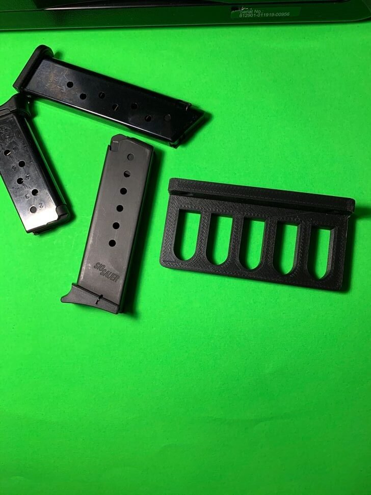 380 mag holder Carbon Fiber Gun Magazine Storage Carbon Polymer