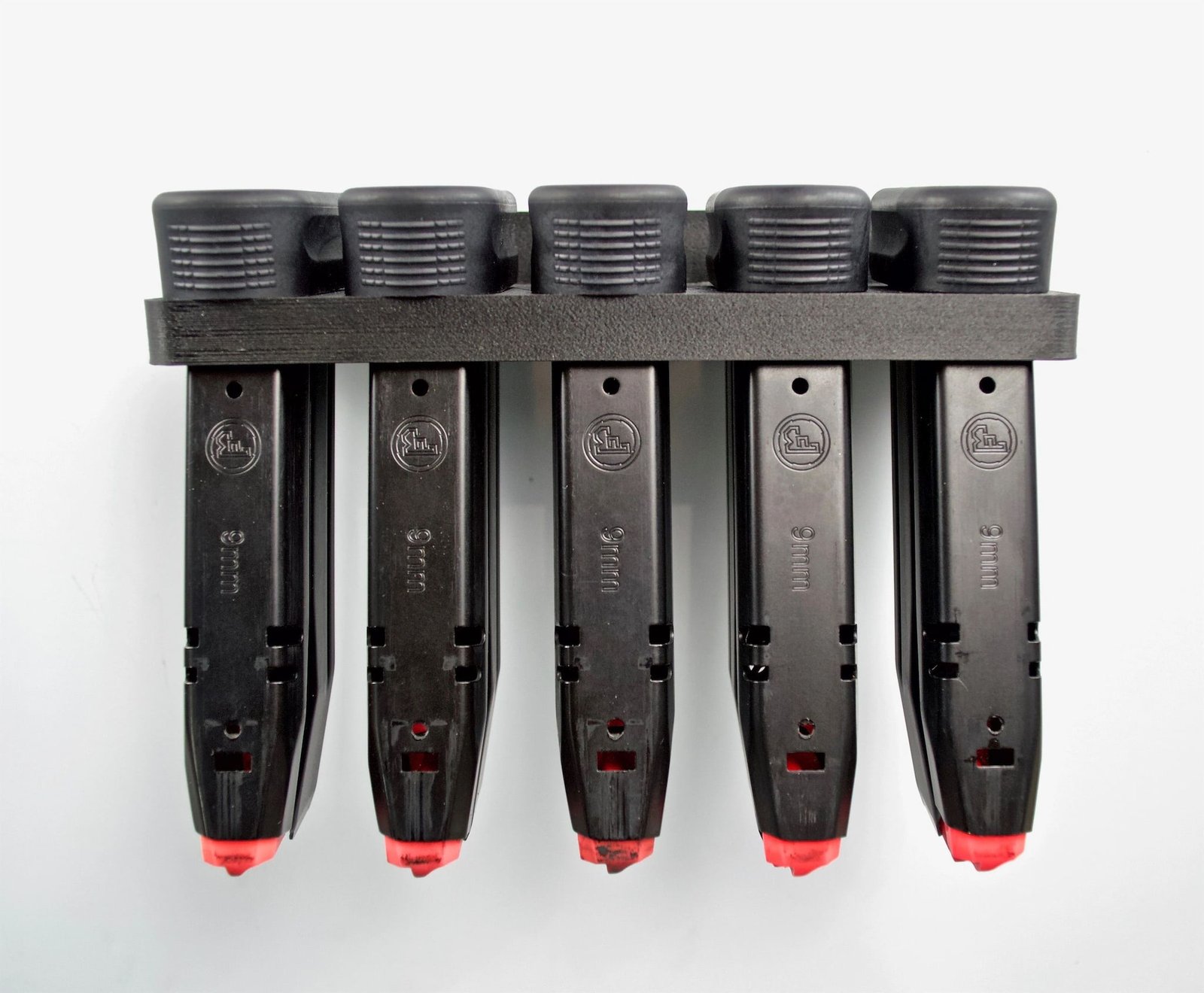 9mm and 40 and 357 Sig Carbon Fiber Gun Magazine Storage Carbon