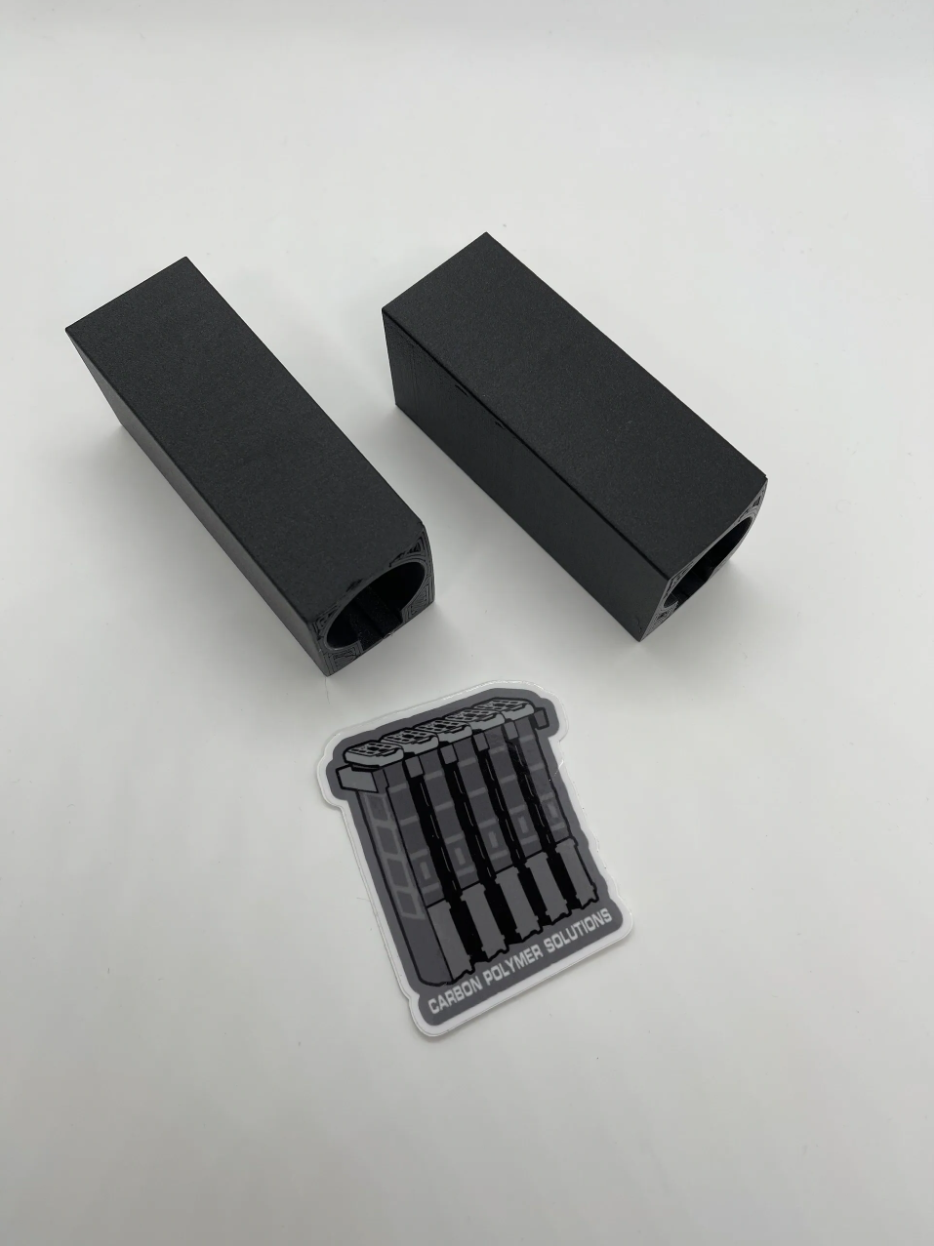 Blemished ar15 buffer tube vise block Carbon Fiber Gun Magazine